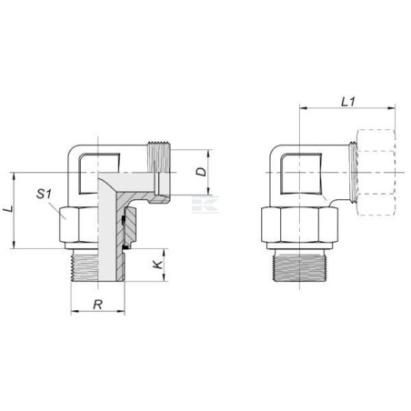 Raccord VOSS EWSC10SR38WD