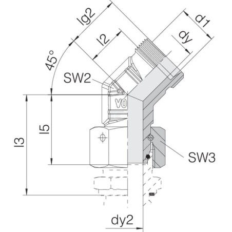 Raccord VOSS EVSD6S