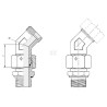 Raccord VOSS EVSD38S