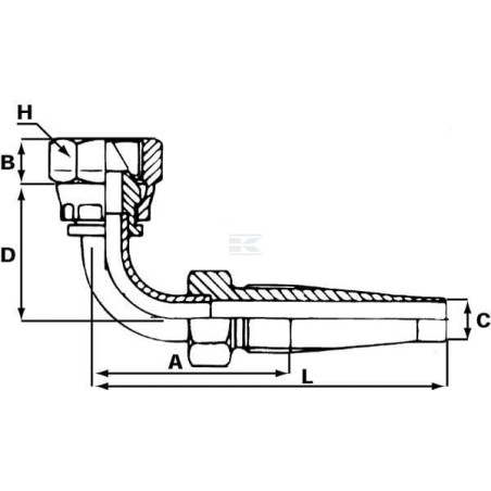 Raccord à visser UNBRANDED F10890