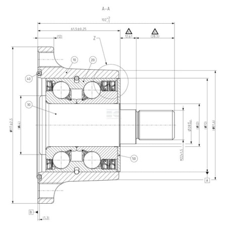 Unité de roulement INA/FAG F67327004TILL