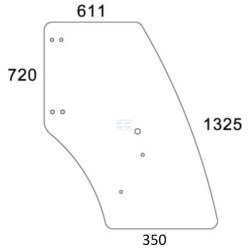 Vitre de porte UNBRANDED F329810030190N