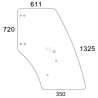 Vitre de porte UNBRANDED F329810030190N