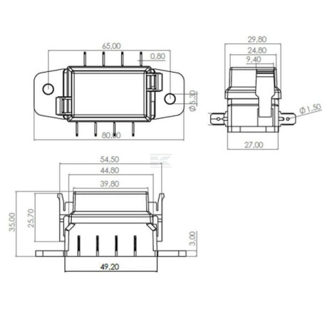 Boîte à fusibles UNIVERSEL FB10004KR