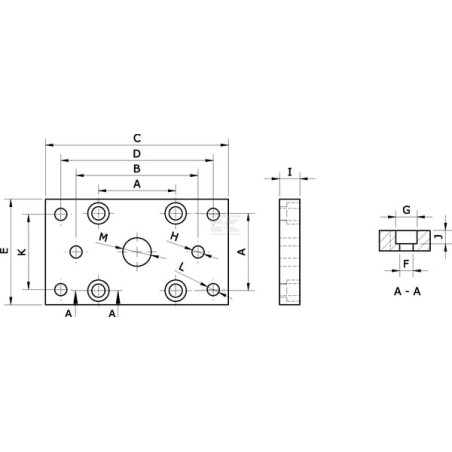 Fixation de bride UNIVERSEL FA40PN