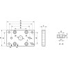 Fixation de bride UNIVERSEL FA50PN