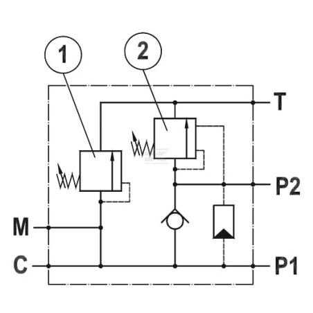 Vanne de déchargement FLUIDPRESS FPMSEPDP383510