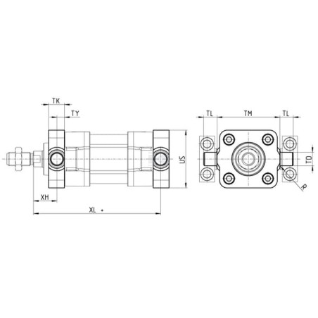 Ergot CAMOZZI FN63CAM