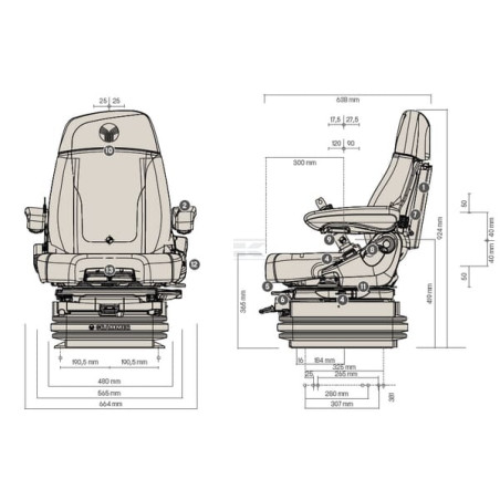 Siège GRAMMER G1423376