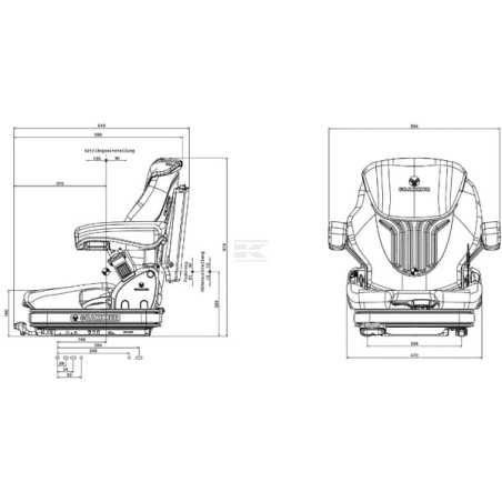 Siège GRAMMER G1564039