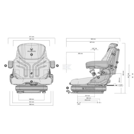 Siège GRAMMER G1453489