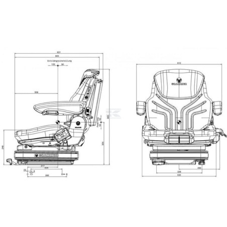 Siège GRAMMER G1292328