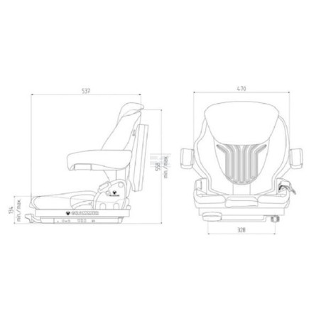 Siège GRAMMER G1564043