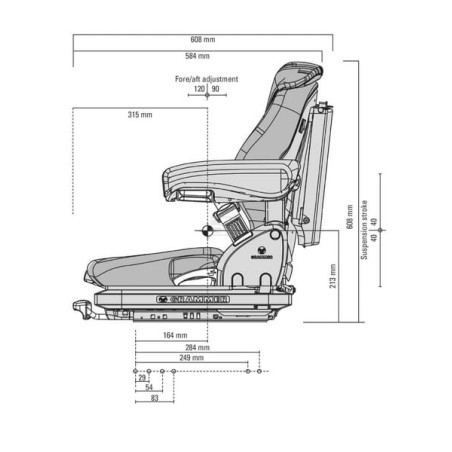 Siège GRAMMER G1564033