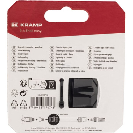 Raccord rapide UNIVERSEL GA830P34