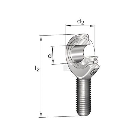 Embout de bielle INA/FAG GAKR8PBAINA