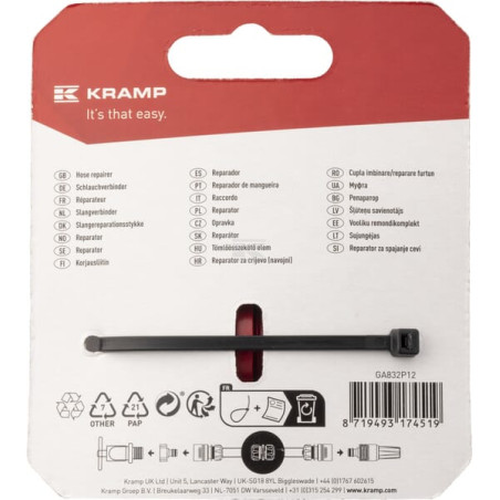 Raccord UNIVERSEL GA832P12