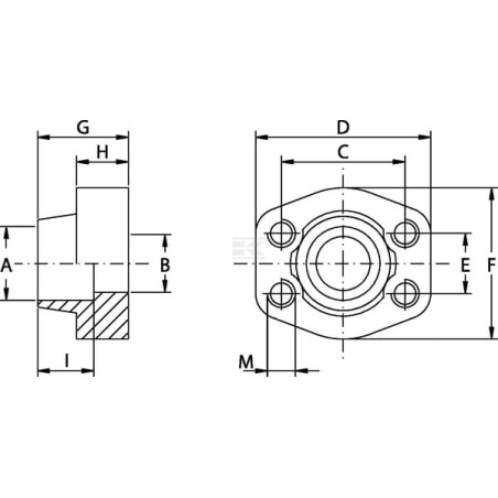 Contre-broyeur souder OLEO TECNICA GFW324SU48