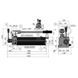 Pompe à main GASPARINI GL146ALLSP