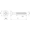 Vis UNIVERSEL SPS3530P200