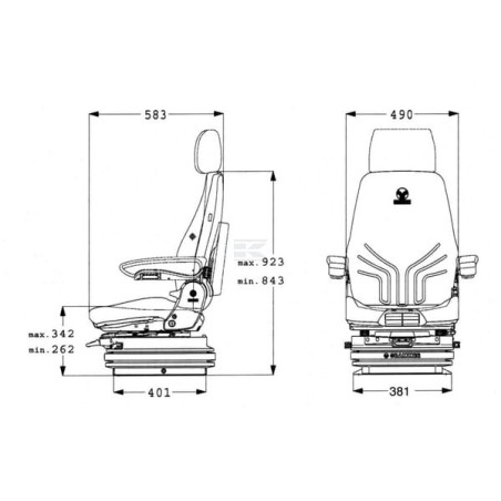 Siège GRAMMER G1047730