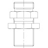 Raccord cloison VOSS GSS38S