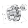 Roulement INA/FAG GE80KTTB