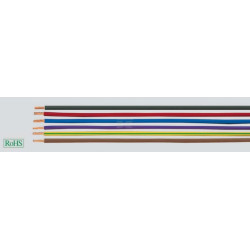 Câble jaune HELUKABEL H05V2K05YE