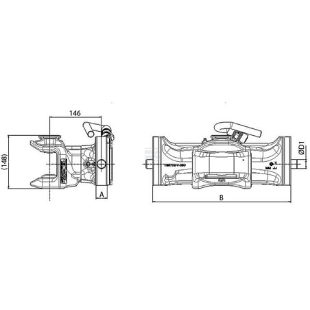 Accouplement de remorque SAUERMANN HS1450