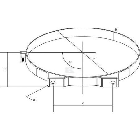 Collier de montage DONALDSON H770031