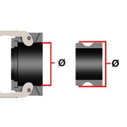 Camlock UNIVERSEL HCN100HSS025