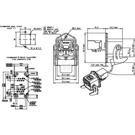 Connecteur HARTING HAN3ARJ45