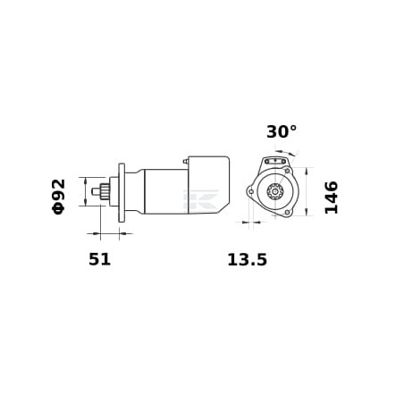 Connecteur MAHLE IS9019