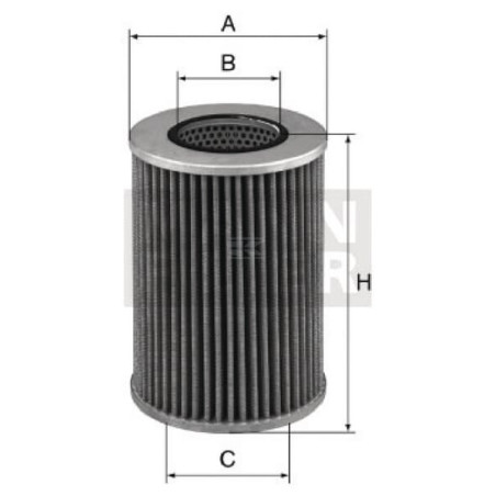 Filtre hydraulique MANN-FILTER HD1258