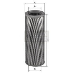 Filtre hydraulique MANN-FILTER HD1057
