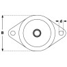 Pied UNIVERSEL HD35040M16