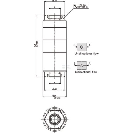 Filtre haute pression IKRON HF70520070SB040GEB