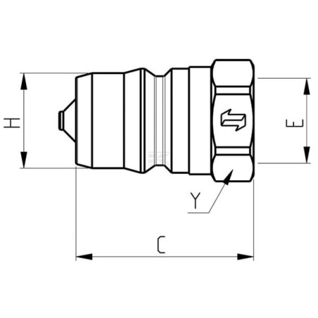 Raccord rapide mâle FASTER HNV112GASM