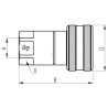 Raccord rapide femelle FASTER HNV112GASF