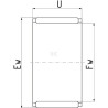 Couronne à aiguilles SKF K38X43X17
