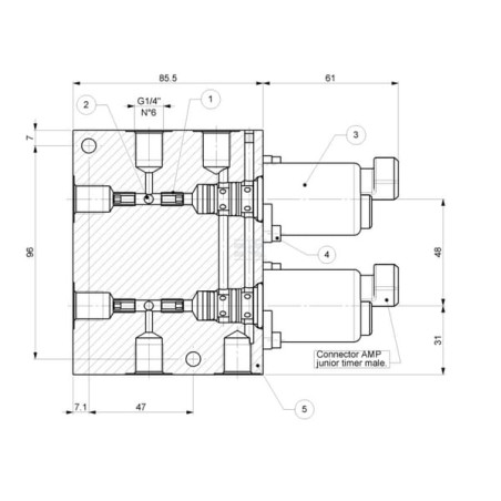 Soupape WALVOIL KA1EZ24VDC