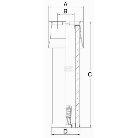 Filtre hydraulique ARGO-HYTOS K3093958