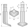 Dent de herse RAU KE1403