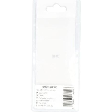 Interrupteur à poussoir UNIVERSEL KR1213A2P01B