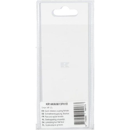 Raccord rapide femelle UNIVERSEL KR14KAIW13P01B