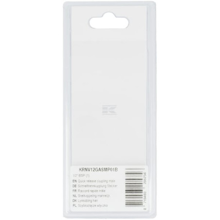 Raccord rapide mâle UNIVERSEL KRNV12GASMP01B