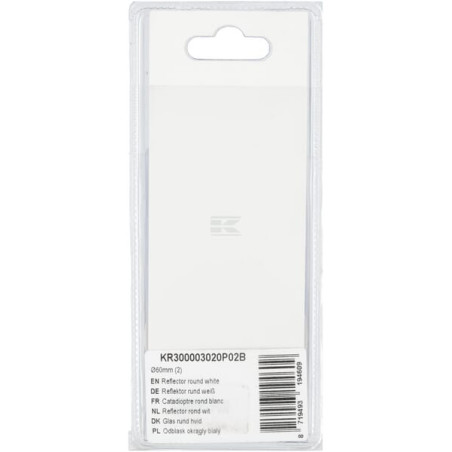 Catadioptre rond blanc UNIVERSEL KR300003020P02B