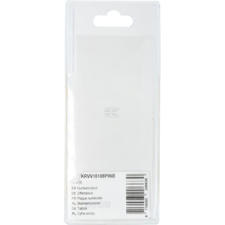 Bloc de chiffres UNIVERSEL KRVV10108P06B