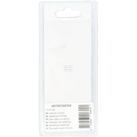 Fixation d'attaches UNIVERSEL KRTRPZ36P25B