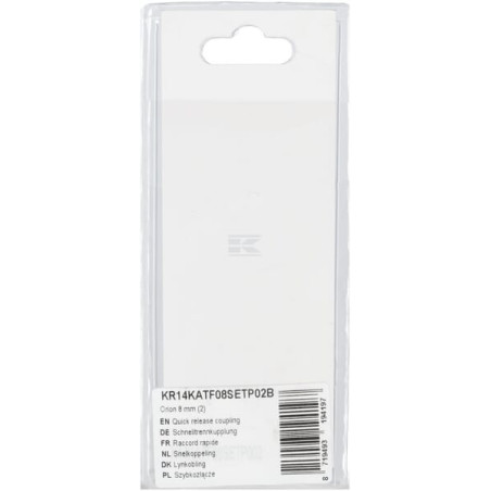 Raccord rapide UNIVERSEL KR14KATF08SETP02B